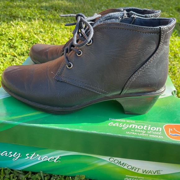 Navy ankle boots - Picture 5 of 8